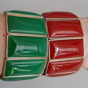 One Pair of Wide Cuff bracelets